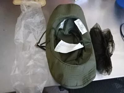 Never Used Vintage 1969 Us Army Vietnam Jungle Hat With Net 6 3/8 • $24.99