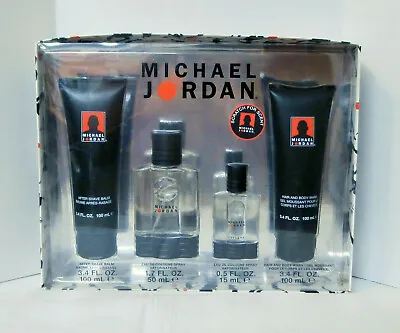 MICHAEL JORDAN Cologne Spray 1.7oz + 0.5oz Cologne +After Shave Balm 3.4oz + Gel • $55.99