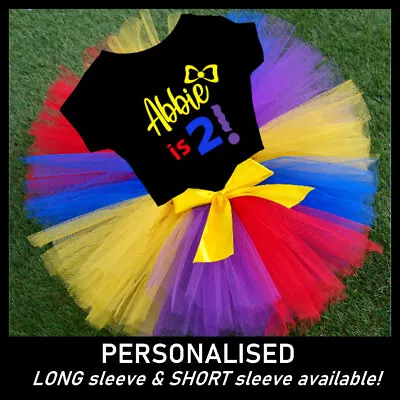 The Wiggles Party Costume Dress Up Tulle Tutu T Shirt Emma Wiggle Birthday • $49.99