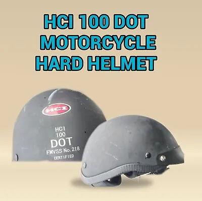 HCI 100 DOT Motorcycle 🏍️ Helmet FWVSS No. 218 • $100