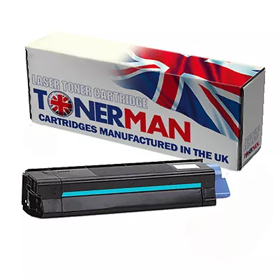 Toner For Oki C5250 C5450 C5510 C5540 42127456 Cyan UK Remanufactured • £14.80