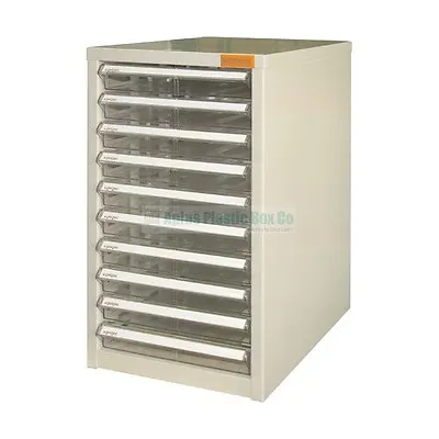 Ten Drawer Filing Cabinet - A4 Plus Papers - Metal Case • $259