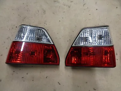 VW Golf Mk2 GTI HALF CLEAR / RED LENS REAR TAIL LIGHTS LAMPS MADE BY LUCID • $94.72