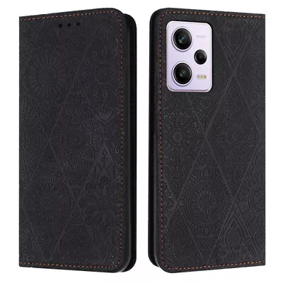 Flowers Wallet Flip Cover Case For Xiaomi Poco X5 Redmi A2 12C Note 12 4G 12 Pro • $15.88