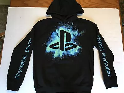H&M PlayStation Graphic Hoodie Black U.s. Size 20 Youth • $14.90