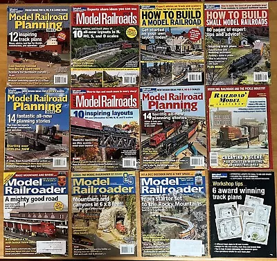 Model Railroader Books & Magazines Lot Planning Inspiration Ideas Layouts N HO S • $29.99