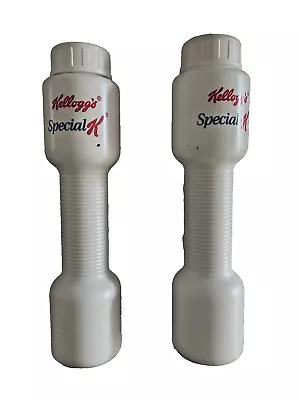 Kellogg's Special K Hollow DUMBELLS Fill With Water Promotional Weights • $14.95