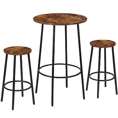 3 Piece Dining Set Table And 2 Chairs Kitchen Patio Bar Pub Home Breakfast Table • $51.58