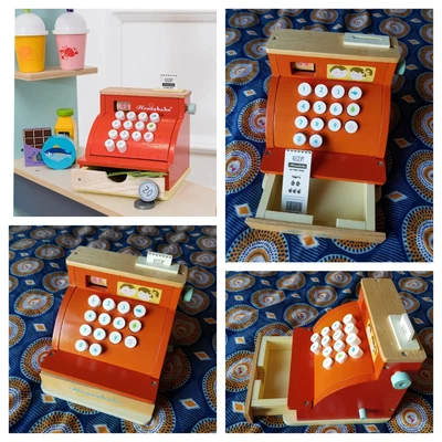 £10 • Buy Le Toy Van - Wooden Honeybake Cash Till Register Role Play Toy Opening Drawer