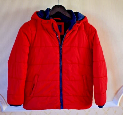 £4.50 • Buy BOYS ANORAK JACKET RED By BLUE ZOO Age 7 To 8 Years Very Good Condition