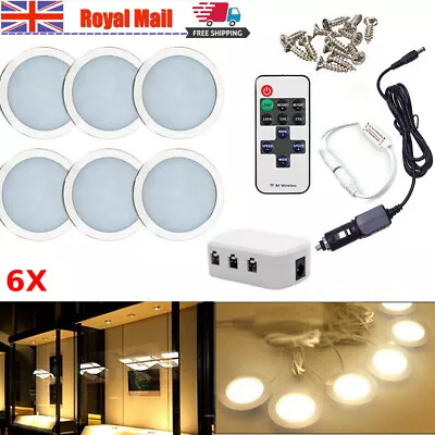 6x 12V Interior LED Spot Light For Camper Van Caravan Motorhome Boat Warm White • £12.99