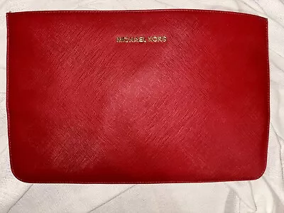 Michael Kors Red Sleeve For Macbook Air 11   • $25