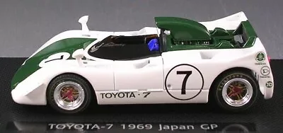 Ebbro 1/43 Toyota 7 Japan GP 1969 Can-Am #7 Racing Model Car Green/White • $59.95