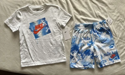 $29.99 • Buy NIKE SPORTSWEAR Little Boy's Tee Shirt & Shorts Outfit, 2-Piece Set