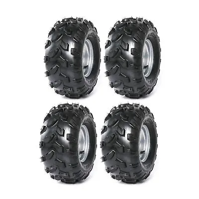 4 Pack 18x9.5-8 18x9.5x8 Tubeless Tire Rim Assembly Four Wheeler ATV Buggy Tyres • $359.49