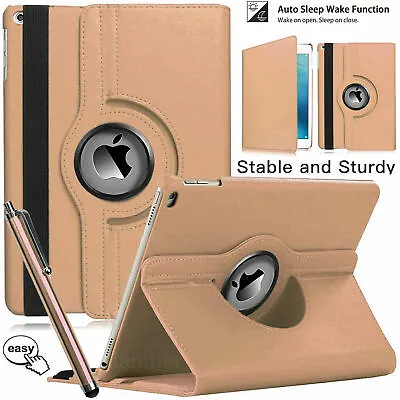 For Apple IPad 9th Generation 10.2  2021 360° Rotating Smart Leather Case Cover • £4.99
