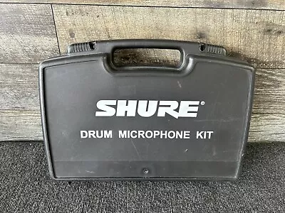 Shure Drum Microphone Storage Hardshell Case (Fits PGDMK6 Set - PG52 PG56 PG81 ) • $37.99