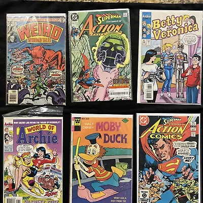 LOT OF 6 VINTAGE 60’s 70’s 80’s & 90’s COMIC BOOKS SEE PHOTOS Lot J • $12.99