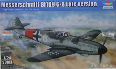 TRP02408 1:24 Trumpeter Messerschmitt Bf109G-6 Late Version • $156.29