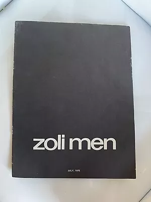 Zoli 1979 Modeling Agency Men’s Promotion • $100
