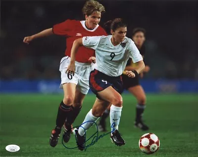 ~~ MIA HAMM Authentic Hand-Signed  TEAM USA  11x14 Photo (JSA COA) ~~ • $149.99