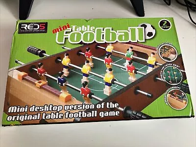 Red 5 Mini Table Football Retro BNIB Two Player Fast And Free Postage • £13.99