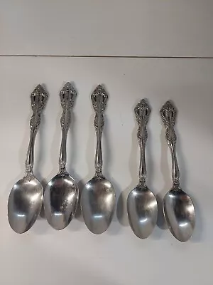 Set Of 5 Oneida Michelangelo Stainless Teaspoons & Dinner Flatware 6   3Cube • $34.95