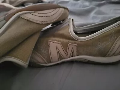 Merrell Barrado Sport Canteen Zip Front Taupe Tan Shoes Womens 6.5 • $20