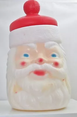 Vintage Carolina Enterprise Empire Blow Mold Santa Claus Cookie Jar 1973 • $35