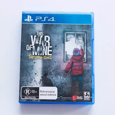 This War Of Mine : The Little Ones - PLAYSTATION 4 PS4 - Disc LIKE NEW ! • $32