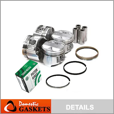 Pistons And Rings Fit Honda Civic Del Sol 1.6 B16A2 B16A3 • $84.99