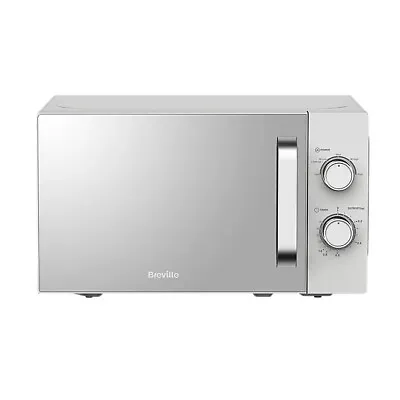 Breville MM820C2MT(G)-PF Manual Microwave Oven 17L 6 Power Levels 800W Grey • £46.99