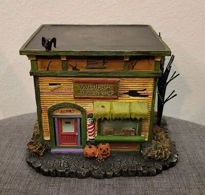 Hawthorne Village The Munsters Wolfie's Barber Shop Halloween Collection Rare !! • $100