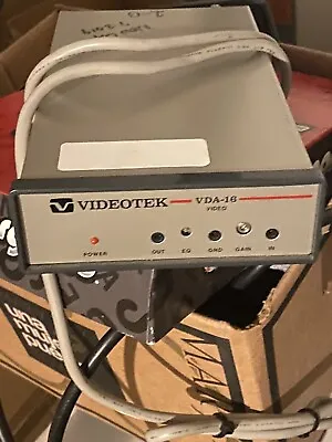 Videotek VDA-16 Wide Band Video Distribution Amplifer 40 MHz Bandwidth (B6) • $25