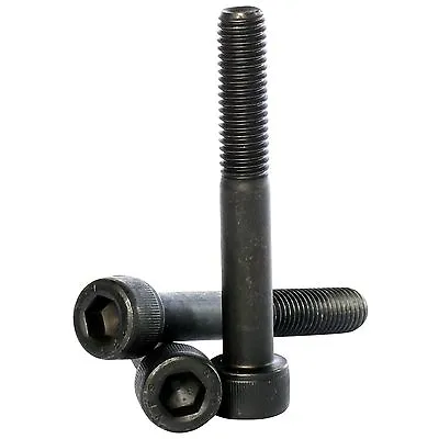 M5 ( 5mm ) Black Self Colour 12.9 High Tensile Socket Cap Screws Allen Bolts HT • £225.34