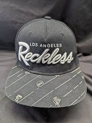 Y & R Los Angeles Reckless Snapback Cap Hat Black One Size Fits All Adjustable • $10.26