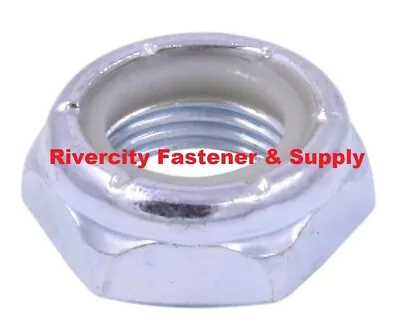 (10) 3/8-24 Nylon Insert Lock Nut Thin / Jam / Half Thick / Short Nuts 3/8x24 • $13.88