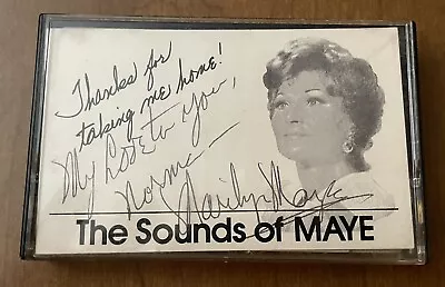 SIGNED Marilyn Maye Sounds Of Maye Cassette Tested Same As CD Jazz Legend VTG • $59.75