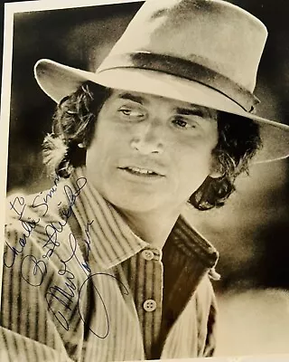 Vintage Michael Landon 8x10 Signed B/w Photo • $399.95