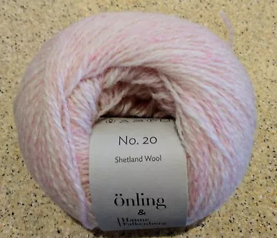 1 Hanne Falkenberg 100% Shetland Wool Yarn - Powder Rose • $8