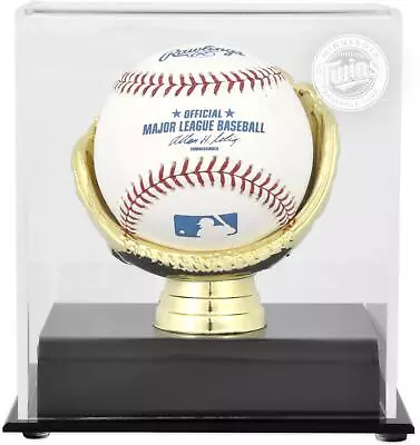 Twins Gold Glove Single Baseball Logo Display Case - Fanatics • $29.99