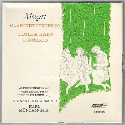 MOZART Clarinet Concerto / Flute & Harp Concerto REEL Vienna Phil K. Munchinger • $24.99