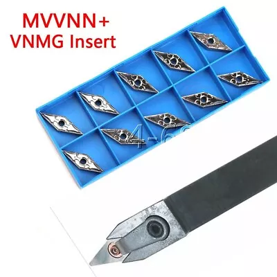 New Holder + VNMG321 VNMG160404 Aluminum Insert MVVNN 1616H16 Lathe Turning Tool • $32.68