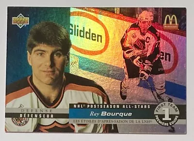 1993-94 Upper Deck Mcdonalds Hockey Ray Bourque 1st Team All-star Card #mch-04 • $1.25