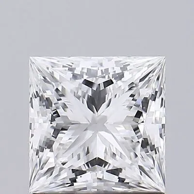 1ct D VVS2 Princess Cut Lab-Created Diamond Loose - Ideal Cut - IGI Certified • £700