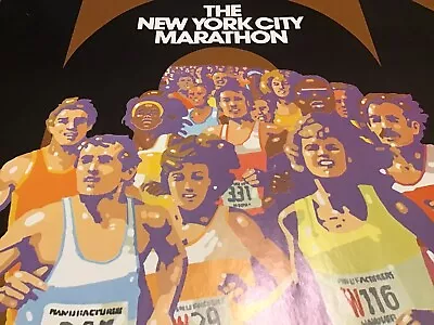 Vintage 1981 New York City Marathon Poster • $44