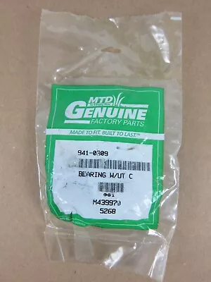 New MTD Genuine Factory Parts Bearing Without Collar 941-0309 OEM NOS • $29.75