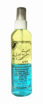 Solar Spray UVA Tanning Spray Oil- Accelerator Sunbed Lotion 200ml • £15.95