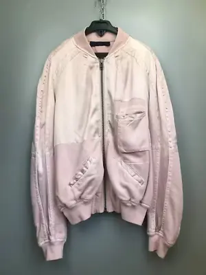 Haider Ackermann Pink Cotton Bomber Jacket Size M • $540