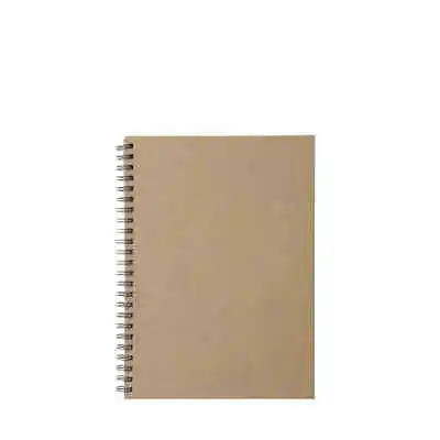 MUJI Double Ring Notebook Plain A5 Beige 80 Sheets • $4